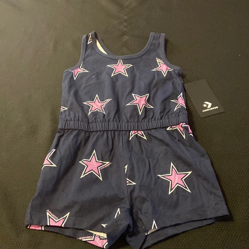 Girls 4T Converse JumpSuit. NWT.